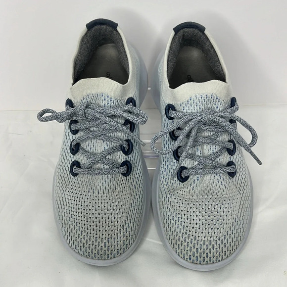 allbirds Shoes - Allbirds Tree Dasher Blue/White Running Sneakers